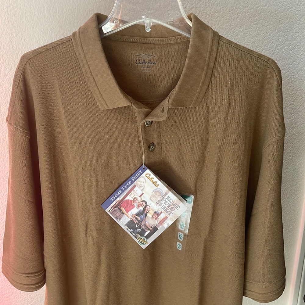 CABELA’S - Pique Polo Shirt - Best Quality Fabric - New with Tags